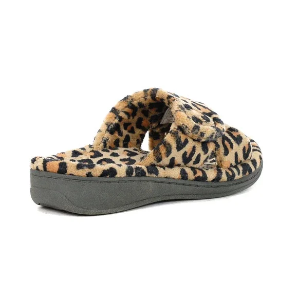 Vionic Women's Relax Natural Leopard Slippers 10011249102 - Picture 3 of 3